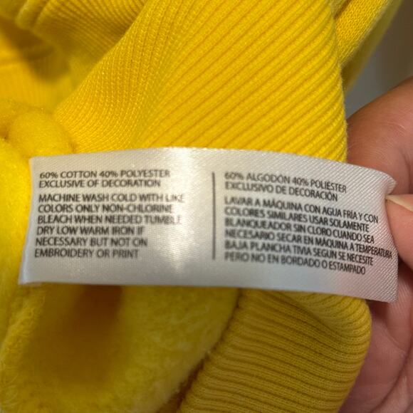 VIntage Yellow Polo Ralph Lauren Hoodie Size XL - Picture 5 of 5